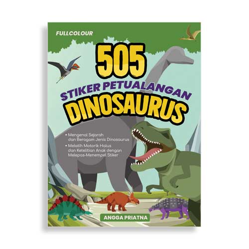 505 Stiker Petualangan Dinosaurus