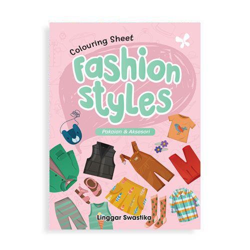 colouring sheet fashion styles